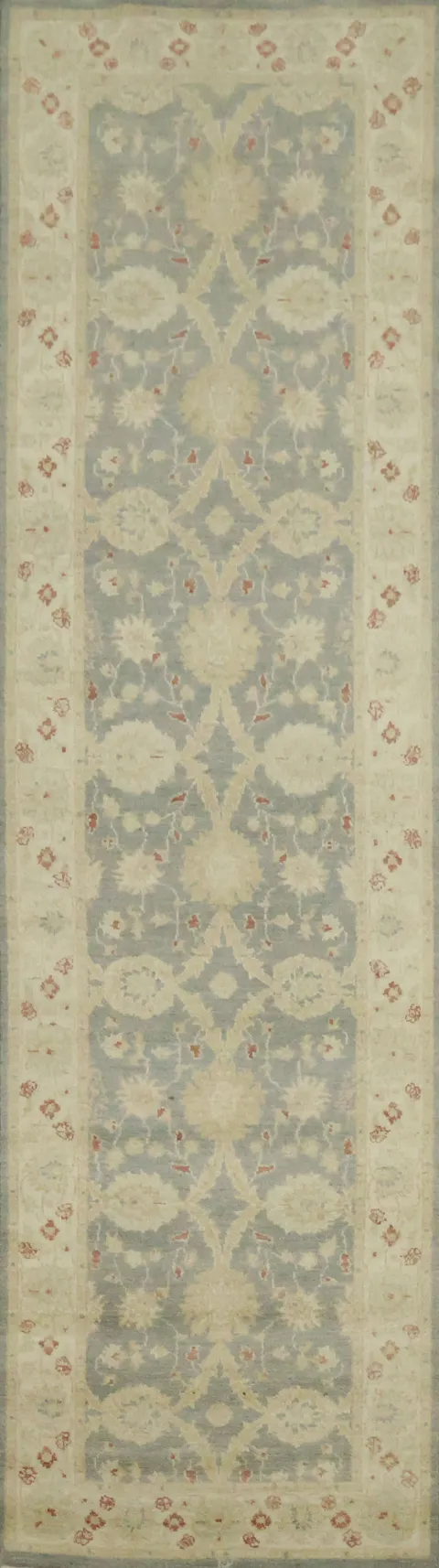 Vegetable Dye Peshawar Chobi Oriental Runner Rug 3x10