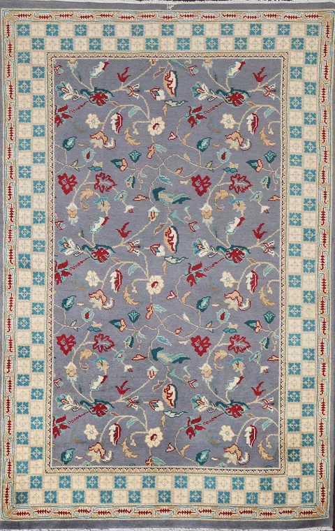 Vegetable Dye Ziegler Handmade Area Rug 4x6