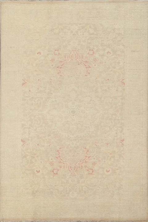Vegetable Dye Peshawar Chobi Wool Area Rug 6x8