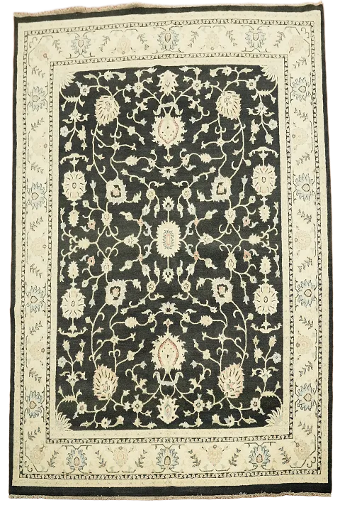 Vegetable Dye Peshawar Chobi Wool Area Rug 8x10