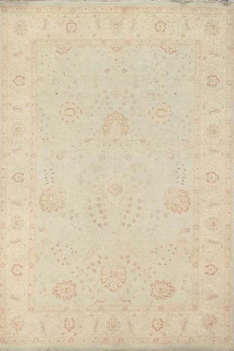 Vegetable Dye Peshawar Chobi Handmade Area Rug 6x8