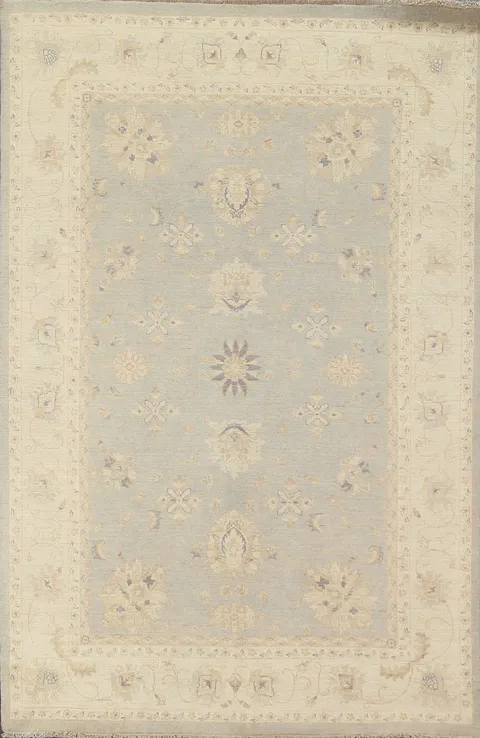 Vegetable Dye Peshawar Chobi Handmade Area Rug 6x8