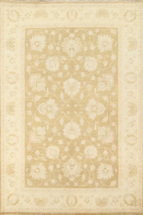 Vegetable Dye Peshawar Chobi Handmade Area Rug 6x8