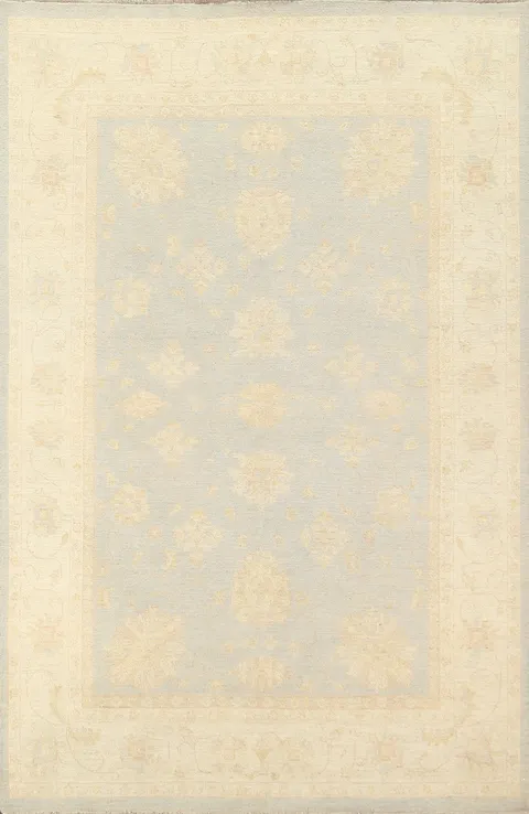 Vegetable Dye Peshawar Chobi Handmade Area Rug 6x8