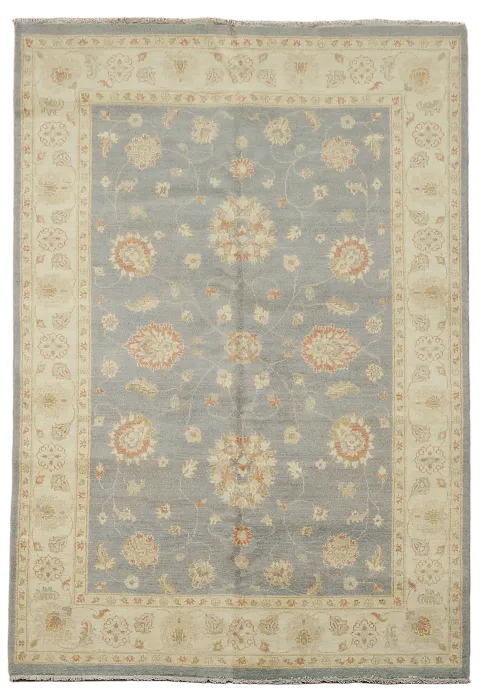 Vegetable Dye Peshawar Chobi Handmade Area Rug 6x8