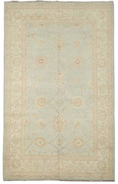 Vegetable Dye Peshawar Chobi Handmade Area Rug 7x10