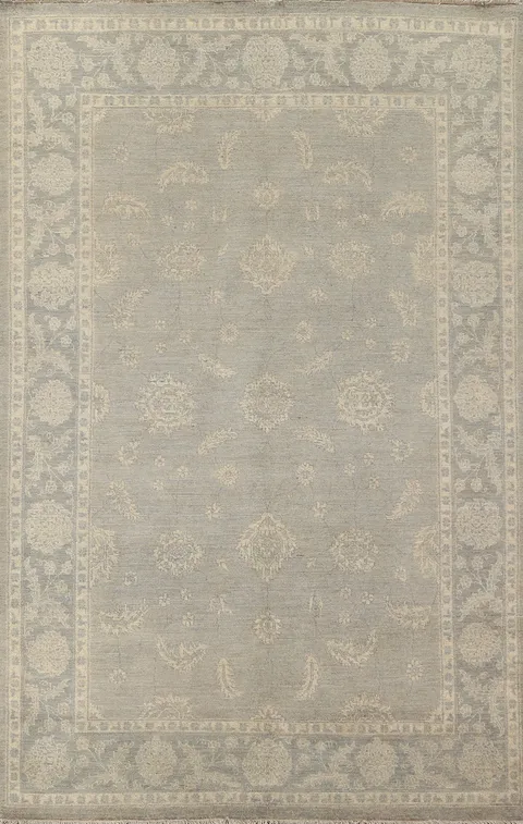 Vegetable Dye Peshawar Chobi Handmade Area Rug 6x8