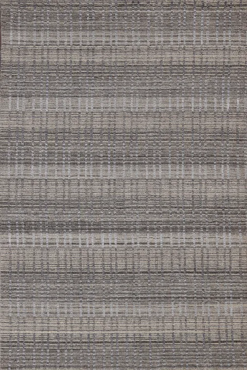 Stripe Contemporary Wool Area Rug 4x6