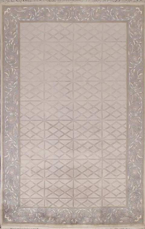 Trellis Nepal Tibetan Oriental Area Rug 5x8