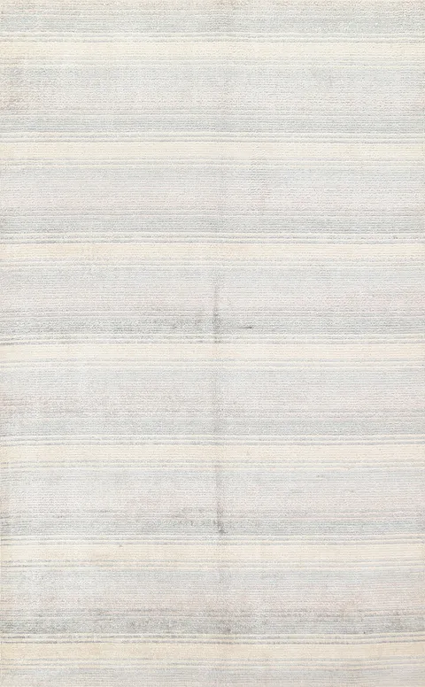 Striped Gabbeh Wool Area Rug 5x8