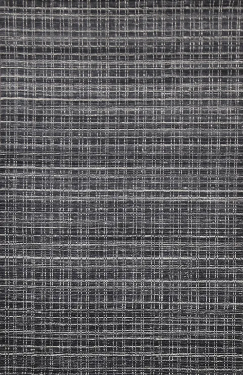 Checkered Gabbeh Wool Area Rug 5x8
