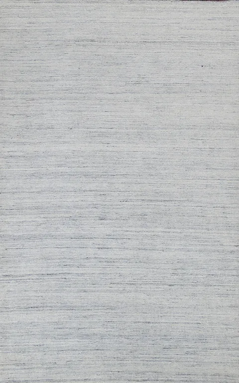 Modern Gabbeh Wool Area Rug 5x8