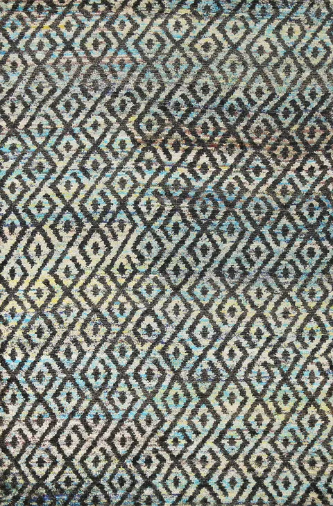 Moroccan Hand-Knotted Area Rug 5x8