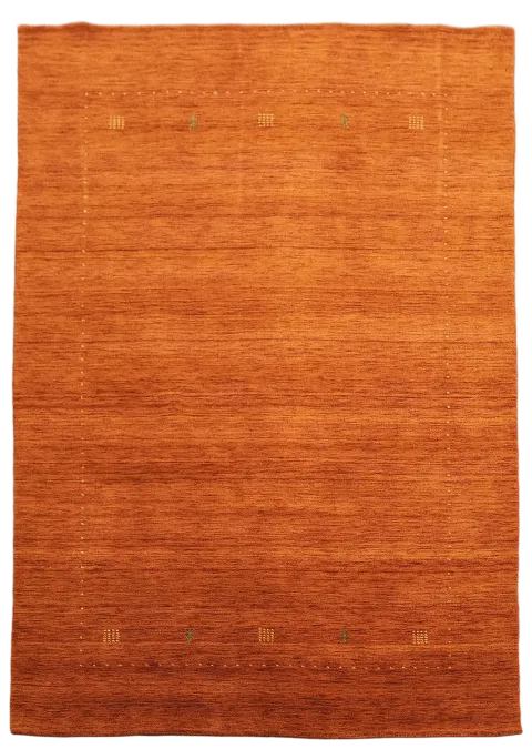 Orange Gabbeh Oriental Area Rug 6x8