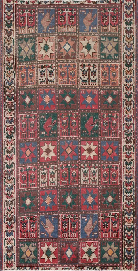Bakhtiari Persian Area Rug 5x9