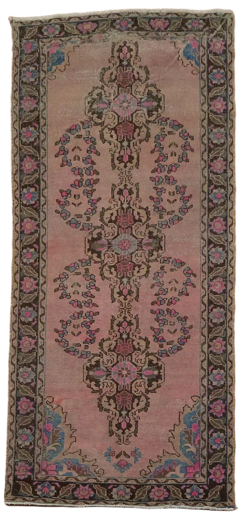 Vintage Balouch Persian Area Rug 4x8
