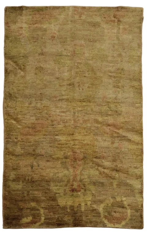 Handmade Oushak Jute/ Wool Area Rug 5x8
