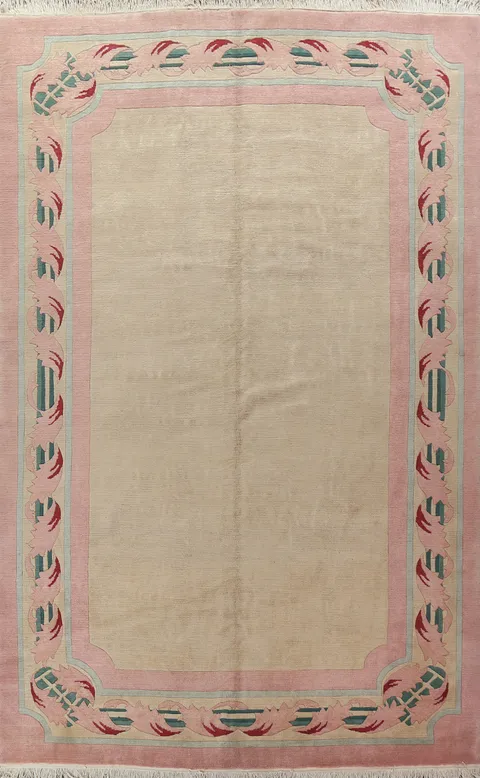 Vegetable Dye Large Nepalese Wool Area Rug 10x14