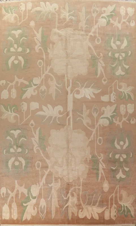 Vegetable Dye Nepalese Large Wool Rug 12x18