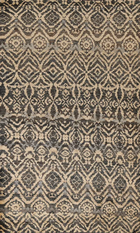 Handmade Abstract Oriental Area Rug 5x8