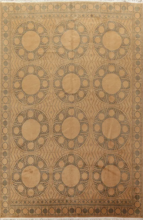 Vegetable Dye Nepalese Wool Area Rug 10x14