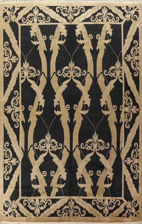 Vegetable Dye Nepalese Handmade Area Rug 10x14