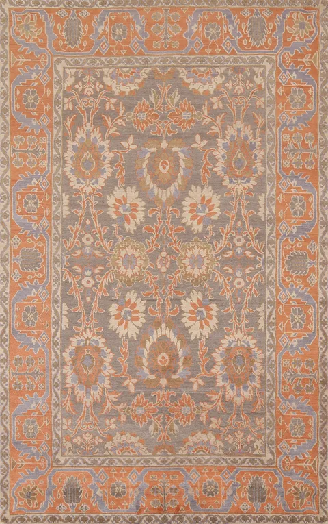 Handmade Nepalese Wool Area Rug 6x9