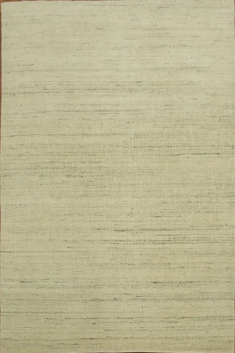 Contemporary Gabbeh Wool Area Rug 5x8