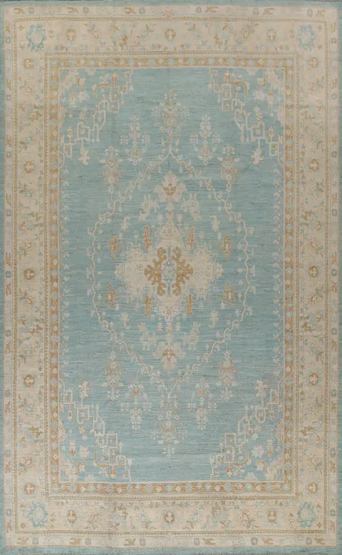 Vegetable Dye Oushak Oriental Area Rug 10x14