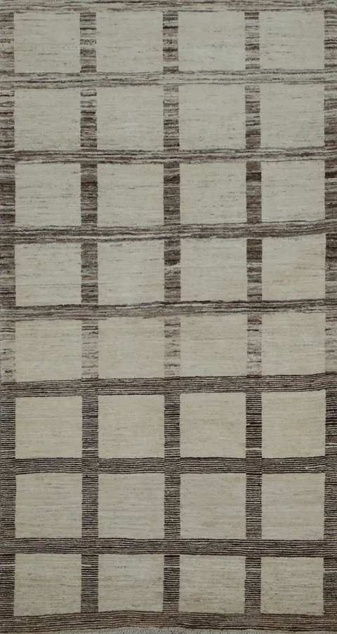 Wool Gabbeh Kashkoli Handmade Rug 3x6