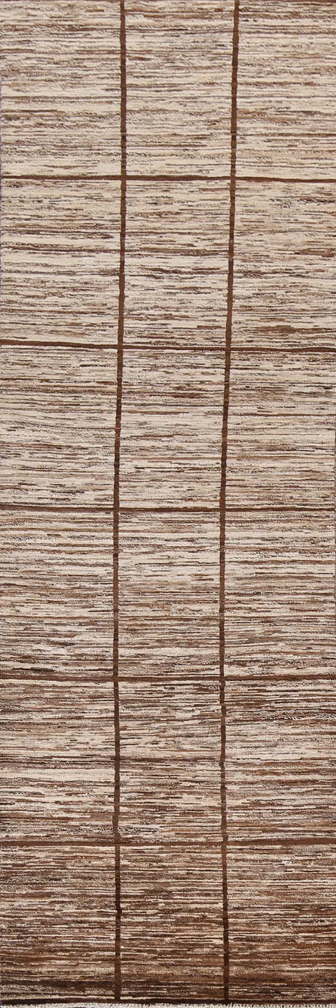Handmade Gabbeh Kashkoli Wool Runner Rug 3x10
