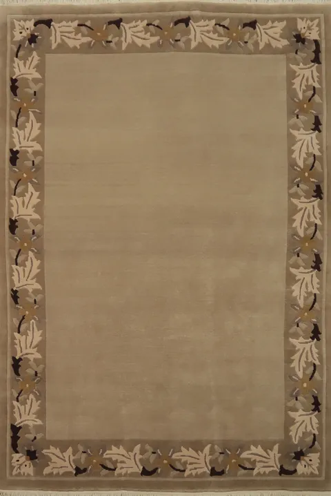 Vegetable Dye Nepalese Oriental Area Rug 9x12