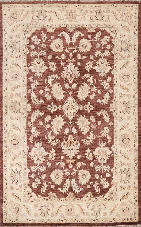 Vegetable Dye Chobi Peshawar Handmade Rug 3x5