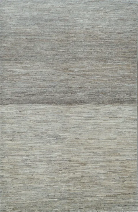 Earth-Tone Gabbeh Kashkoli Modern Area Rug 4x6