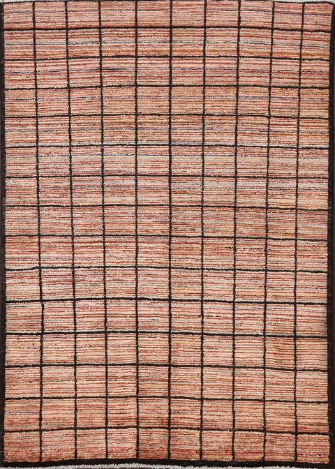 Checkered Gabbeh Kashkoli Oriental Wool Rug 3x5