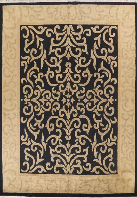 Vegetable Dye Nepalese Handmade Area Rug 9x12