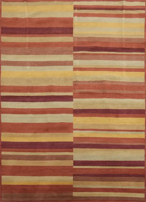 Vegetable Dye Nepalese Modern Rug 5x7