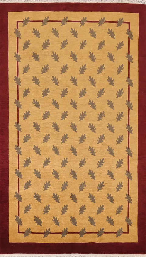Vegetable Dye Nepalese Wool Area Rug 6x9