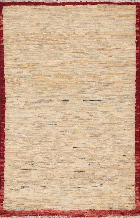 Handmade Gabbeh Kashkoli Wool Rug 3x5