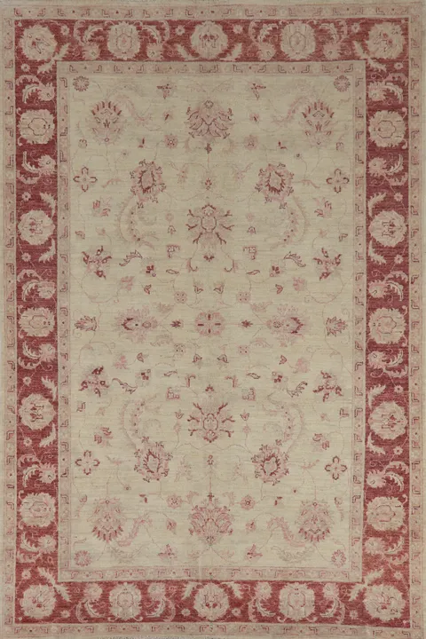 Vegetable Dye Chobi Peshawar Handmade Area Rug 6x8