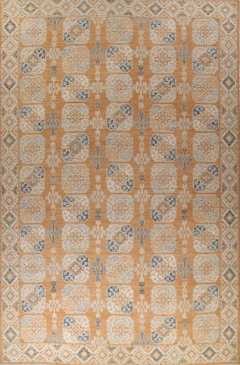 Vegetable Dye Khotan Oriental Large Wool Rug 13x18