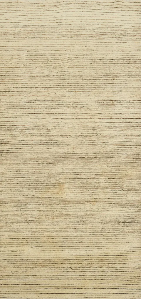 Striped Wool Gabbeh Kashkoli Wool Area Rug 5x10