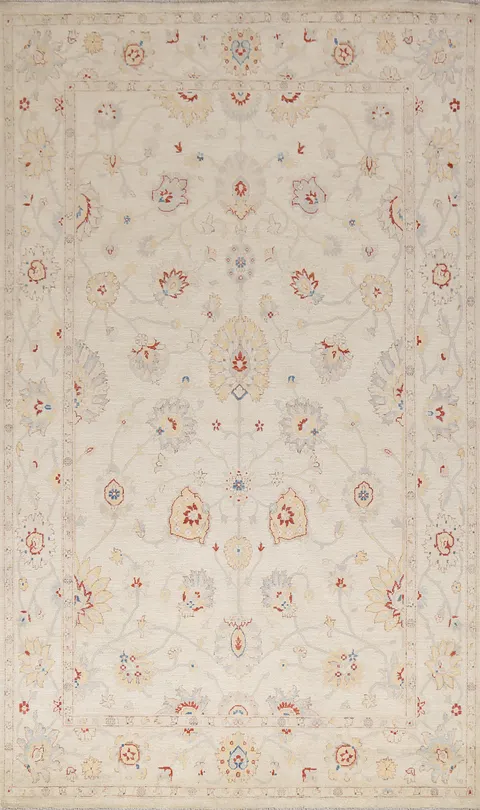 Vegetable Dye Chobi Peshawar Handmade Area Rug 7x10