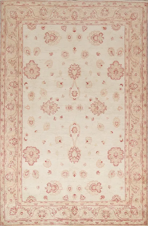 Vegetable Dye Chobi Peshawar Handmade Area Rug 6x9