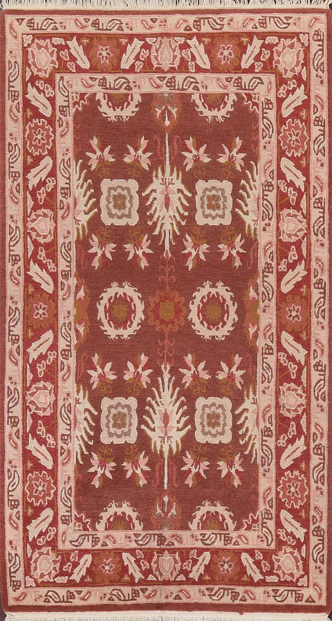 Vegetable Dye Nepalese Oriental Area Rug 5x9