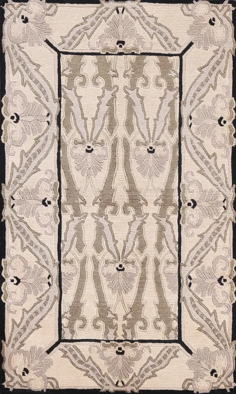 Vegetable Dye Nepalese Wool Handmade Rug 3x5