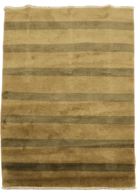 Vegetable Dye Stripe Nepalese Wool Area Rug 4x6
