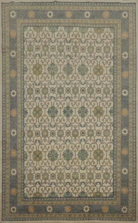 Vegetable Dye Khotan Handmade Area Rug 7x10