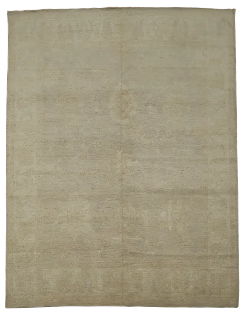 Vegetable Dye Muted Oushak Turkish Area Rug 8x10
