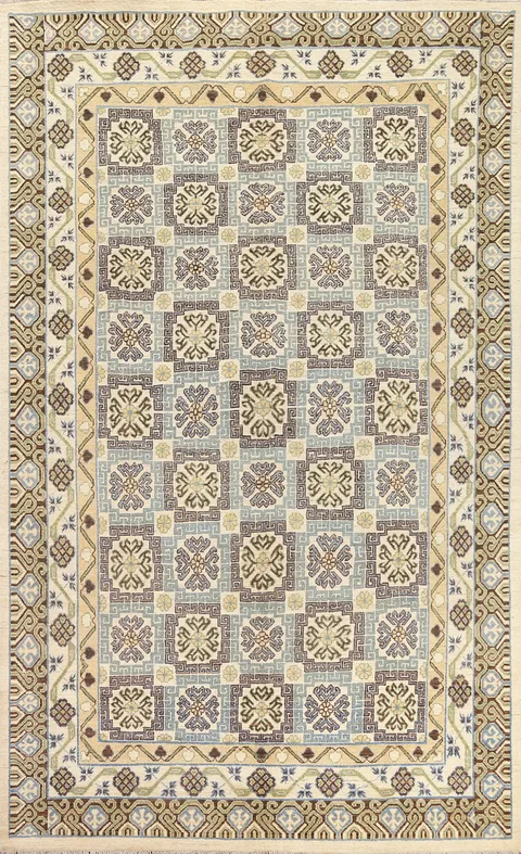 Vegetable Dye Khotan Oriental Area Rug 7x10